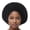 Black, variant on African Turban Volumiser Hat Female Traditional Festival Theme Headwrap Bonnet
