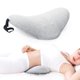 thumbnail image 1 of Almohada de apoyo lumbar con espuma viscoelástica, duradera, cómoda y suave, adecuada para la espalda de embarazadas (gris claro), 1 of 5