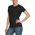 thumbnail image 4 of Baleaf Women's UPF 50+ UV Sun Protection T-shirt Outdoor Performance Short Sleeve Black Size L, 4 of 7