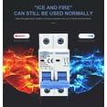 thumbnail image 3 of Arkzeo DC Circuit Breaker 1000V 2 Pole Double MCB Solar PV 6 10 16 20 32 40 50 63 Amp 10A, 3 of 4