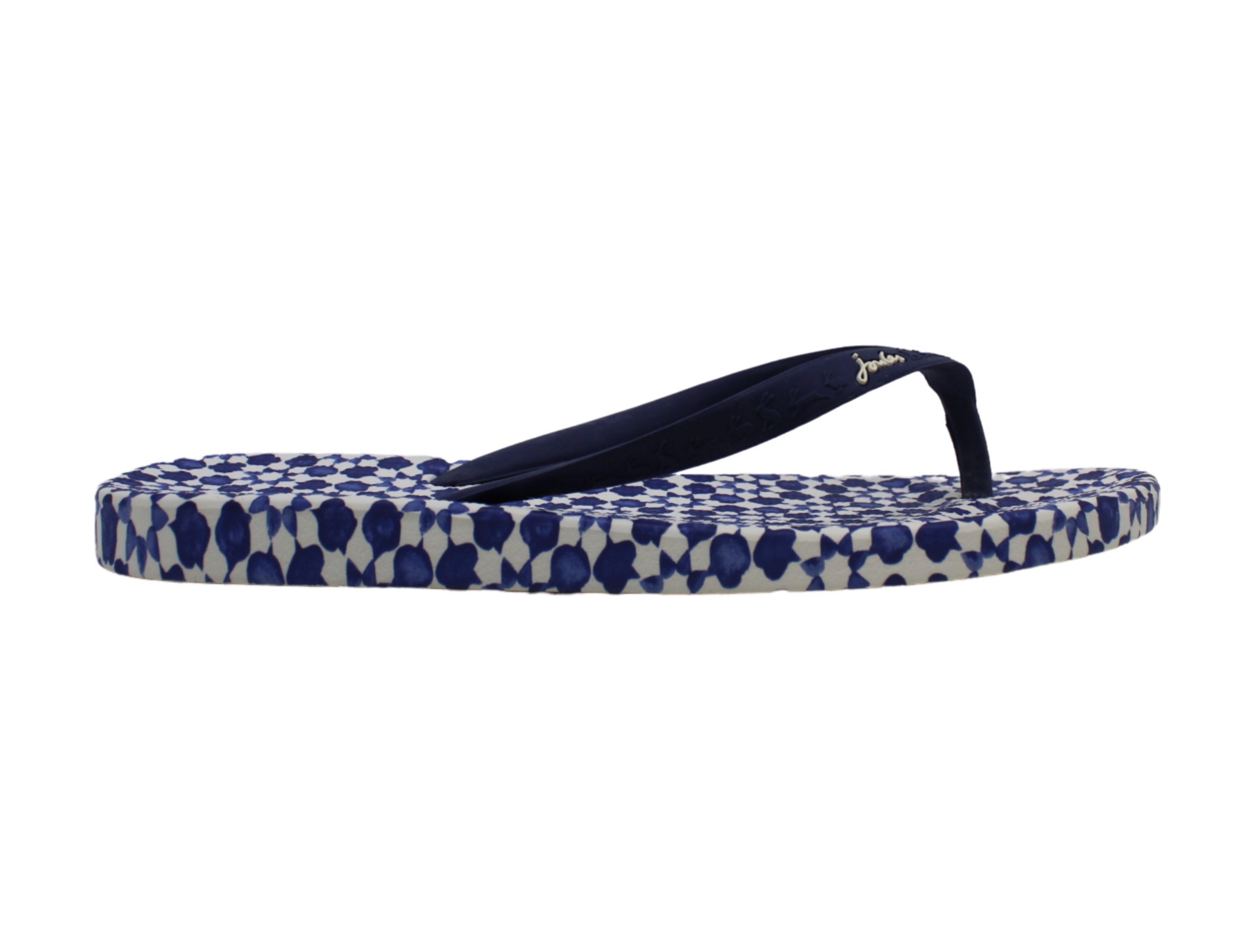 Joules Sandy Printed Durable Ladies Flip Flop in Sizes UK 4-7 Joules Sandy Printed Durable Ladies Flip Flop in Sizes UK 4-7