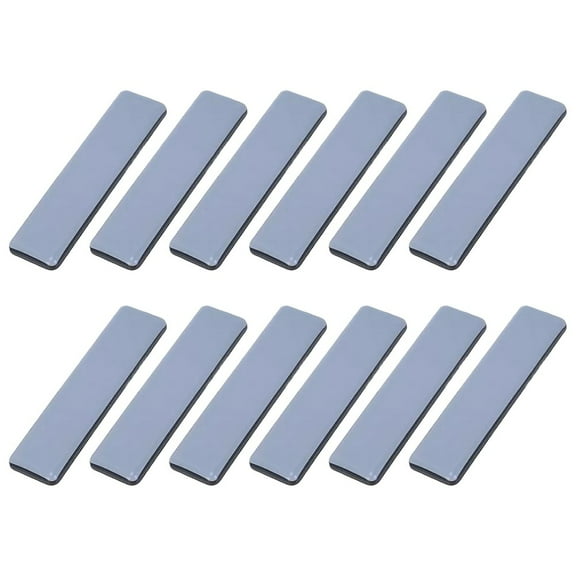 12 Pack Heavy Duty Furniture Sliders for Moving 15x75 mm PTFE Glide Pads Protects Floors and Furniture Smooth Silent Movement
