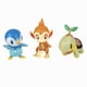 thumbnail image 3 of Pokémon Battle Figure Toy Set - 6 Piece Playset - includes 2 Pichu, Yamper, Turtwig, Piplup, Chimchar & Deino - Generation 4 Diamond & Pearl Starters - Gift for Kids, Boys & Girls, 3 of 5