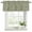 Green, variant on 2 Pack Brown Floral Valances for Windows Bedroom Living Room Window Treatments, Vintage Spring Botanical Flowers Rod Pocket Valance Drapes Short Kitchen Curtains Over Sink 42"x12"