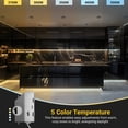 thumbnail image 6 of NuWatt 3 in. Canless Gimbal Ultra Slim 5CCT 8W New Construction LED Recessed Lighting Kit 4PK, 6 of 10