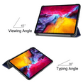 thumbnail image 2 of Pour iPad Pro 11 Pouces Case 2021, [Compatible Apple Pencil Charging] pour iPad Pro 11 Pouces 2021 Étui Rigide Mince à Trois Volets Couverture Intelligente avec Réveil/sommeil Automatique, Bleu Foncé, 2 of 4