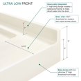 thumbnail image 5 of Transolid FSL3636C-02 36-in x 36-in Cast Solid Surface Low Profile Shower Base with Concealed Center Drain, Cameo, 5 of 7