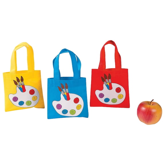 Fun Express Assorted Colors Birthday Party Bags, 12 Count