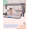 thumbnail image 7 of Joypony 50x50 inch Baby Playpen with Baby Mat for Babies and Toddlers with Soft Mesh Walls, 7 of 7