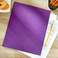 thumbnail image 2 of Pen+Gear Letter Size 3-Prong Paper Folder, Purple, 2 of 5