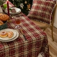 thumbnail image 5 of sruoe Tablecloth, 55 X 55in Christmas Tablecloth, Waterproof Machine Washable Foldable Red Rectangle Tablecloths, Table Cloth for Dining, Home, Party Decor, Nylon Spandex, 5 of 6