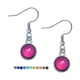 thumbnail image 3 of Pendientes de humor, pendientes de gota, joyería minimalista que cambia de color, anzuelo francés, pendientes de ópalo que cambian de color, pendiente, 3 of 8