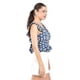 thumbnail image 2 of Blusa bordada con olanes Roman Fashion /Juvenil, 3220 (Mezclilla dark) azul oscuro M, 2 of 5