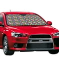 thumbnail image 2 of Kdxio Daisies Flowers Print Front Windshield Sun Shade,Folding Auto Sunshade for Car Truck SUV-Small, 2 of 7