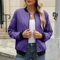 thumbnail image 7 of Admvng Rain Jacket Women Solid Color Waterproof and Windproof Lightweight Lined Jacket Jacket, Size S-2XL, 7 of 7