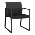 thumbnail image 1 of Gansett Reception Waiting Guest Chair / Black Steel / Dark Gray / Black, 1 of 5