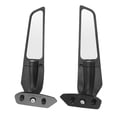 thumbnail image 4 of Side Wing Mirrors, Side View Mirrors Sporty Look Broad Vision Easy Installation Rotatable  For Motorcycle, 4 of 8