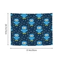 thumbnail image 6 of Kdxio Blue Owl Wall Hanging Tapestries Banner For Bedroom College Dorm Home Living Room Party Decor 29X37 In, 6 of 8