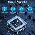 thumbnail image 2 of Dongle USB Bluetooth: Adaptador para PC Bluetooth, Adaptador Bluetooth 5.4 (BR+BLE+EDR), Plug and Play, Adaptador USB Bluetooth para PC, Altavoz, Teclado, Mouse para Ganar 11/10/8.1/7, 2 of 9