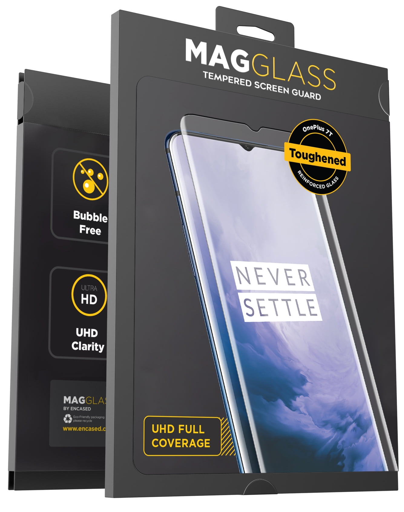 Magglass OnePlus 7T Tempered Glass Screen Protector UHD Full Coverage