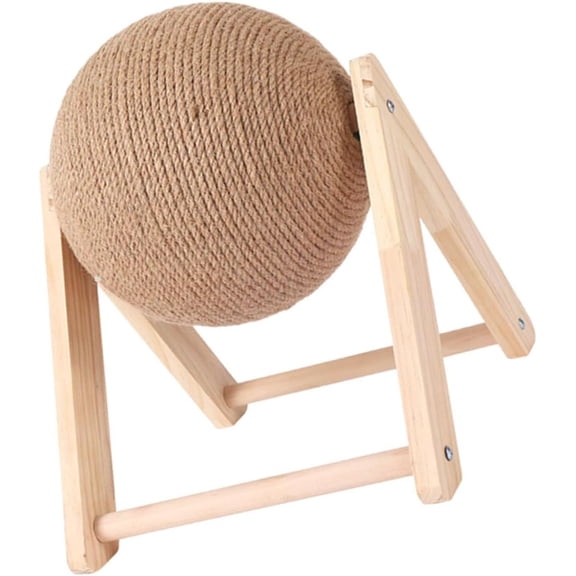 Cat Scratching Toy Woody Toy Cat Chew Scratching for Cats Cat Scratching Post Cat Furniture Cat Scratching Rotatable Cat Wheel Cat Ball Toy Scratcher Cardboard Kitten Miss Sisal