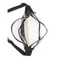thumbnail image 2 of Bespoke Men's White PVC Clear Adjustable Strap Fanny Pack, 2 of 4