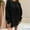 Black, variant on HOMBOM Womens Pullover Long Sweaters Soft Fall Black Solid Crew Neck Long Sleeve Knit Tops for Womens
