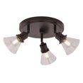 thumbnail image 1 of Vaxcel International C0211 Fulton 3 Light Directional Light in Bronze, 1 of 1