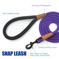 thumbnail image 3 of lynxking Dog Leash Snap Hook Leash 6FT x 1/2 inches Strong Braided Dog Rope for Small Medium Large Dogs, 3 of 7