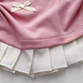 thumbnail image 6 of Zanarzt Cute Outfits for Girls Girls' Bow Tie Summer Top Wide Leg Pants Summer Dress Set Little Girl Two Piece Set Pink,6-7 Years, 6 of 9