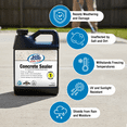 thumbnail image 4 of Rain Guard Concrete Sealer Concentrate | Makes 1 Gallon | Natural Finish | Deep Penetrating Protection Against Water and Salt Damage for All Concrete Surfaces | Silane/Siloxane Waterproofer, 4 of 8