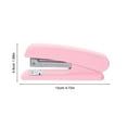 thumbnail image 2 of Cute Pink Heavy Duty Mini Stapler with Open Style Binding for Office Use 25 Sheets, 2 of 8