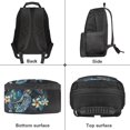 thumbnail image 6 of Aplkyhs Sea Turtle Flower School Backpack for Girls Boys Age 6-18 Large Capacity Ergonomic Padded Shoulder Straps Back to School Backpack for Elementary Middle High School Daily Use, 6 of 7
