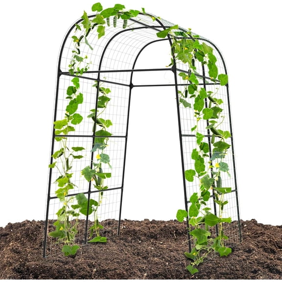 Cucumber Trellis for Raised Bed - Trellis for Climbing Plants Outdoor, Size:71 * 87 inch, Garden Trellis for Climbing Plants, Cucumber, Vegetable, Tomato, Flowers