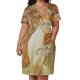 thumbnail image 3 of Alphonse Mucha-vestido holgado con bolsillos para dama de honor ropa de playa para mujer primavera 1896, 3 of 7