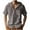 Gray, variant on Lumeqa Men's Cotton Linen Shirts Short Sleeve Casual Sweatshirts Button Down Summer Beach Shirts with Hoodies