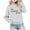 White, variant on Fesfesfes Girls and Boys Fashion Tops Size 1-12 Round Neck Comfortable Hoodless Pullover Sweatshirts Cute Long Sleeve Shirts Fall and Winter Casual Solid Color Graphic Clothes