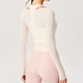 thumbnail image 4 of Womens Ballet Wrap Tops Pilates Wrap Tie Front Shirt Yoga Dance Workout Shirt Blouse Y2k Long Sleeve V Neck Yoga Tops, 4 of 8