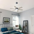 thumbnail image 4 of Hunter 44 inch Indoor Ceiling Fan with LED Light and Remote Control - Standard Mount Ceiling Fan, 6 Blades, For Bedroom, Living Room, or Kitchen, Quiet - Pacer 51206, Indigo Blue, 4 of 17
