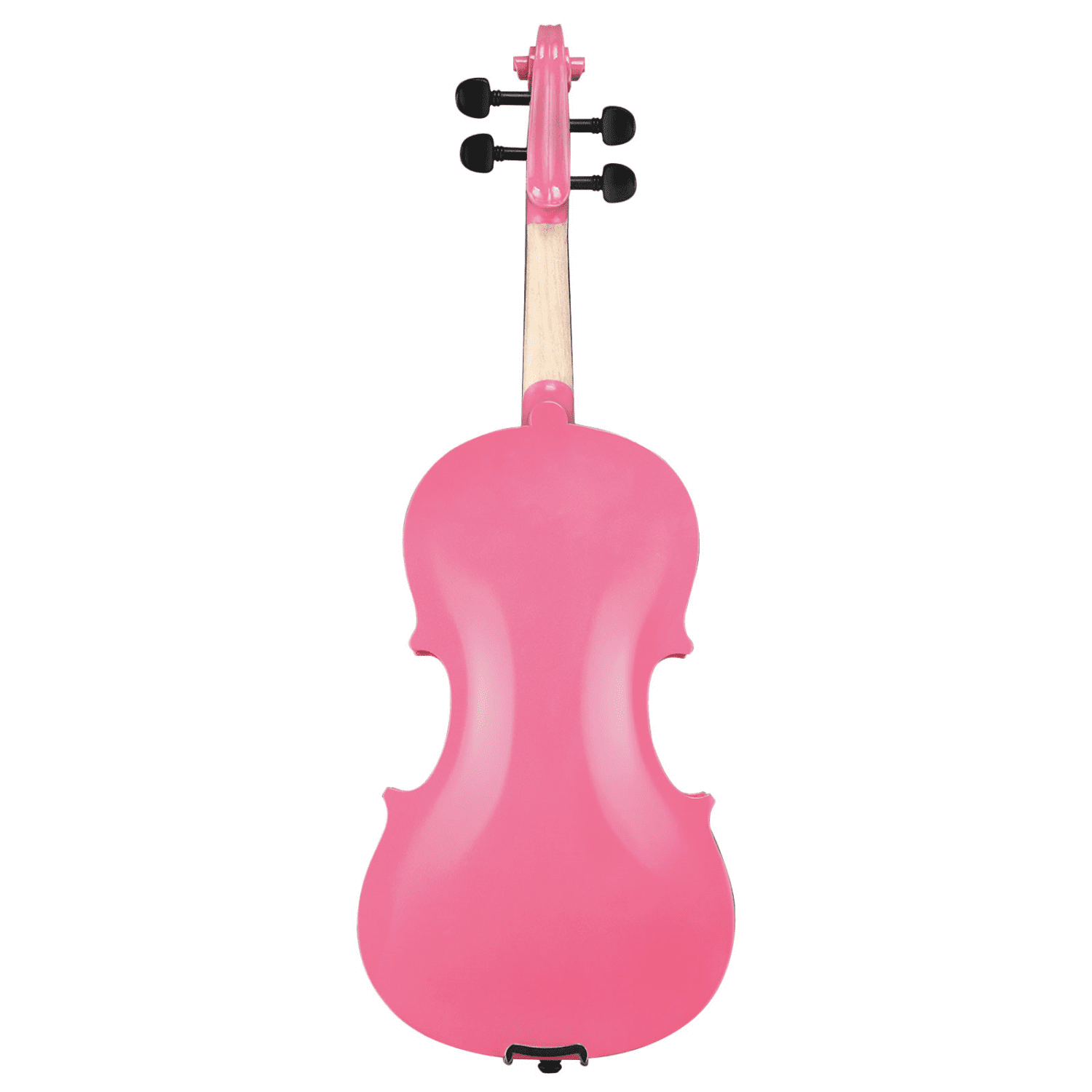 Hassch 4/4 Violin for Beginners, Fiddle Set for Adults, Acoustic Violin with Case, Rosin and Bow, String Musical Instrument, Pink