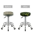 thumbnail image 5 of Naloa Green Branch Olive Round Bar Stool Cushion Cover 12-14 inch, Fits Kitchen, Office, Restaurant Chairs - 14 inch, 5 of 7