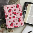 thumbnail image 4 of FOR U DESIGNS Strawberry Daisy Bible Cover for Boys Kids Portable Bible Bag for Bible Lover Size 2X-Large Lightweight Leather Bible Study Bags and Totes for Women Bible Accessories, 4 of 7