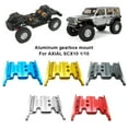 thumbnail image 1 of VONKY Aluminum Alloy Gear Box Mount Plate For 1/10 AXIAL SCX10 Rock Crawler Easy-to-Carry Gear Box Red 1Set, 1 of 6