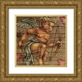 thumbnail image 1 of BoMo 15x15 Gold Ornate Wood Framed with Double Matting Museum Art Print Titled - Cupids Arrow, 1 of 4