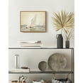 thumbnail image 3 of Drsoum Vintage Sailboats Sea Landscape Wall Art Fishing Boat Classic Wall Prints Modern Farmhouse Kitchen Bathroom Office Decor - 8x10in Nature Framed, 3 of 5