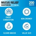 thumbnail image 3 of Puregen Labs Guaifenesin 600 mg - Maximum Strength Mucus Relief Expectorant - 200 Tablets - 1PK, 3 of 7