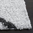 thumbnail image 3 of SAFAVIEH August Ravenna Diamond Shag Area Rug, Beige/Charcoal, 5'5" x 7'7", 3 of 8