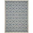 thumbnail image 3 of SAFAVIEH Courtyard Thurstan Geometric Indoor/Outdoor Area Rug, Blue/Beige, 2' x 3'7", 3 of 10