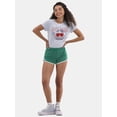 thumbnail image 5 of No Boundaries Jersey Knit Dolphin Shorts, 2'' Inseam, Women's, 5 of 5