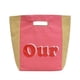 thumbnail image 2 of Bolso de lona Bolsa de compras Bolsa de cosméticos Bolsa de comestibles Bolsa de lona reutilizable para mujeres Bolsa de viaje para desplazamientos de Rosa, 2 of 9